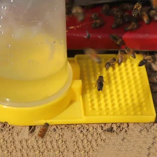 Miniatura 3 de Paquete de 2 alimentadores de agua de abeja, colmena de apicultura, alimentador de entrada de colmena, apicultura, bebida, mariposa, baño, estación