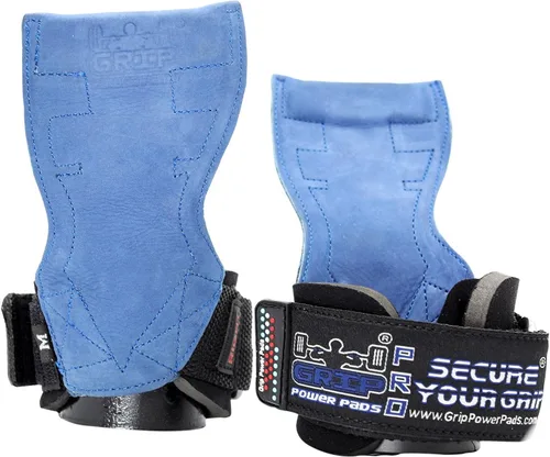 Miniatura 8 de Lifting Grips PRO Guantes de Peso de Servicio Pesado Correas de Barra de Gimnásticos Alternativa a Ganchos de Potencia Peso Muerto Muñequera Caucho