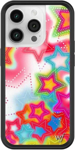 Miniatura 46 de Wildflower Carcasas – Compatible con iPhone 14 Pro Protector negro parachoques, certificado de prueba de caída de 6.5 pies, propiedad de mujeres