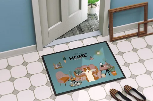 Miniatura 4 de Caroline's Treasures CK7964MAT - Tapete para puerta delantera, 18 x 27 pulgadas, para interiores y exteriores, antideslizante, lavable, de pelo