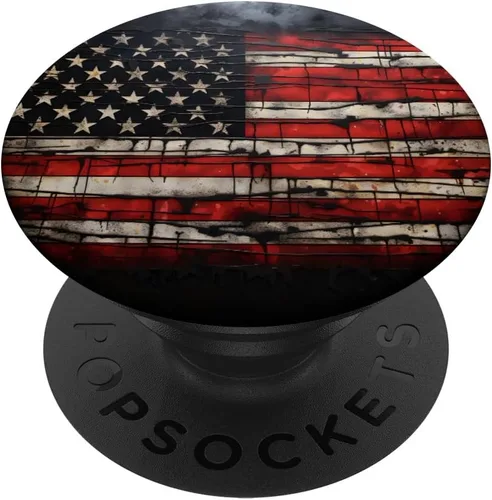 PopSockets PopGrip intercambiables con la bandera estadounidense vintage de Estados Unidos