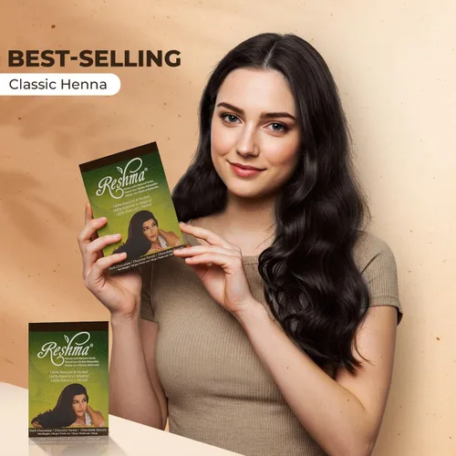 Miniatura 6 de Reshma Beauty Ayurvedic Henna Hair Color Blend – Henna & Indigo with Herbal Extracts – Natural Deep Brown/Dark Chocolate Hair Color for Gray