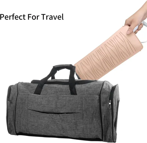 Miniatura 7 de Bolsa de viaje de silicona para alisador de cabello, plancha para prensar, rizador, plancha plana y herramientas de peinado Topo