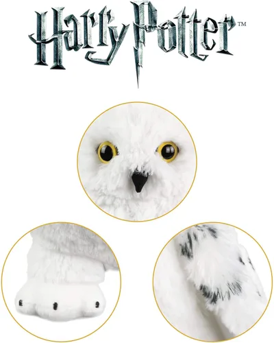 Miniatura 4 de The Noble Collection Harry Potter Hedwig - Peluche de búho nevado de felpa suave de 11 pulgadas (11.0 in), con licencia oficial, accesorios