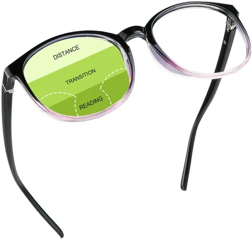 Miniatura 8 de YEIN Gafas presbípicas multifocales progresivas, gafas de sol grises fotocrómicas