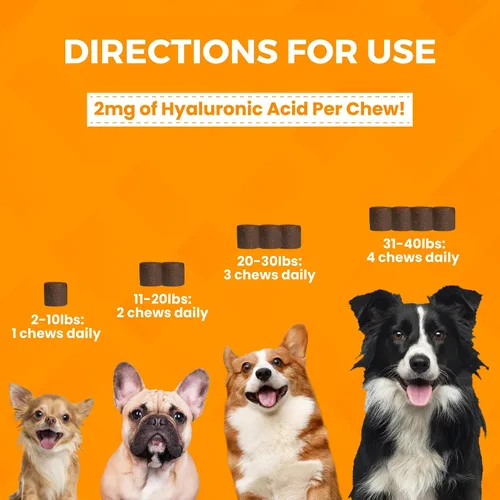 Miniatura 4 de Progility - Mini suplemento para cadera y articulaciones para perros pequeños a medianos, movilidad diaria y apoyo articular con glucosamina