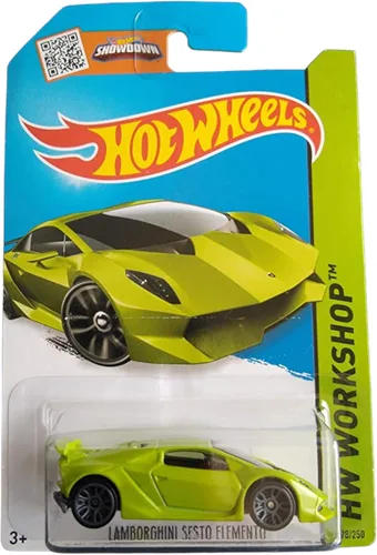 Miniatura 2 de Hot Wheels 2015 HW Workshop Lamborghini Sesto Elemento 198/250, Verde Lima