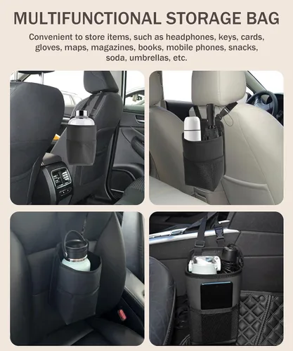 Miniatura 6 de bylikeho Portavasos para Coche, Portavasos para Auto, Portavasos para Asiento de Coche, Accesorios para Coche 2 en 1 Portavasos Grandes para Asiento