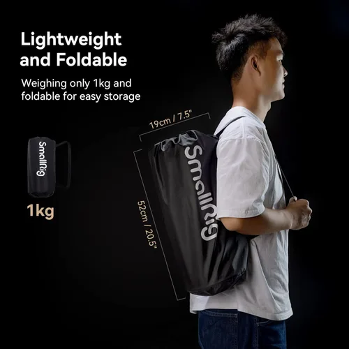 Miniatura 3 de SMALLRIG Caja de luz parabólica LA-D65 de 65 cm de liberación rápida, compatible con SmallRig RC 120D/RC 120B/RC 220D/RC220B y otras luces