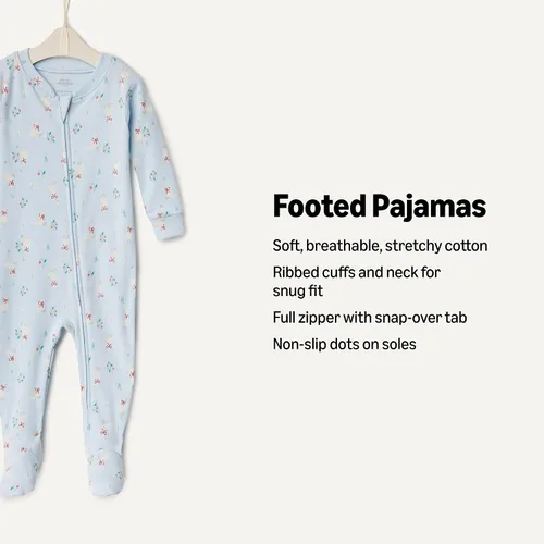 Miniatura 2 de Tienda Essentials x Sofia Grainge Unisex Babies' Snug-Fit Cotton Footed Pajamas