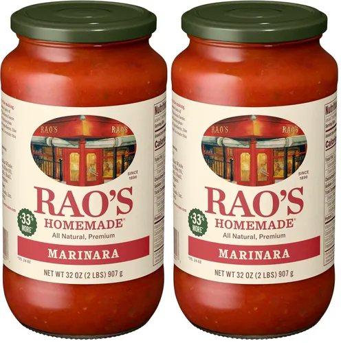 Miniatura 37 de Rao's Homemade Salsa de tomate, Tomate y Albahaca, 24 onzas, salsa versátil para pasta, bajo en carbohidratos, totalmente natural, calidad premium