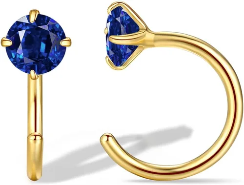 Miniatura 15 de Aretes pequeños de plata de ley 925 para mujer
