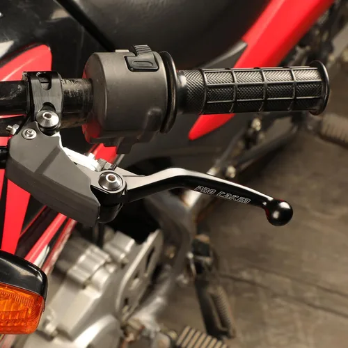 Miniatura 4 de 7/8" 22mm Manillar Universal de Aluminio para Motocicleta con Empuñadura de Embrague Plegable de 360° para Motocicleta de Calle, Deporte, Dirt Pit