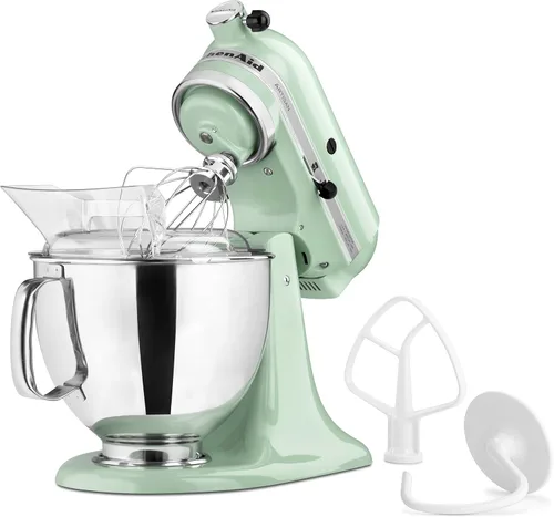 Miniatura 2 de KitchenAid Artisan Series KSM150PS, mezclador de pie con cabezal inclinable de 5 cuartos de galón con escudo de vertido KSM150PS, pistacho