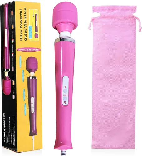 Miniatura 5 de Masajeador de potencia vibratoria, herramienta grande, masaje eléctrico deportivo para mujeres, masajeador muscular de tejido profundo de mano