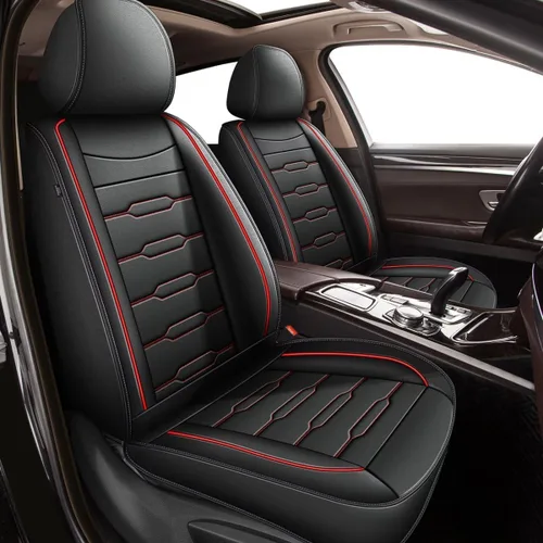Miniatura 12 de AOMSAZTO Fundas de asiento de automóvil de ajuste personalizado para Cadillac ATS 2013-2018, fundas de cojín de vehículo, protectores de asiento
