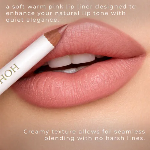 Miniatura 3 de Honeybee Gardens Delineador de labios irresistible, sombra rosa cálida Zen, delineador de labios de larga duración, deslizamiento suave, vegano