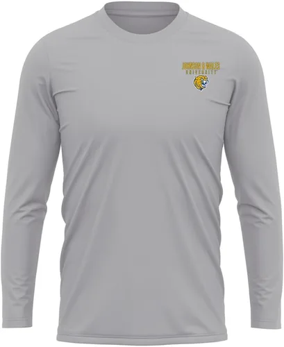 Miniatura 351 de Camisa deportiva de manga larga oficial de la NCAA Collegiate para hombre, con logotipo en el pecho izquierdo, colección Athletic Heather