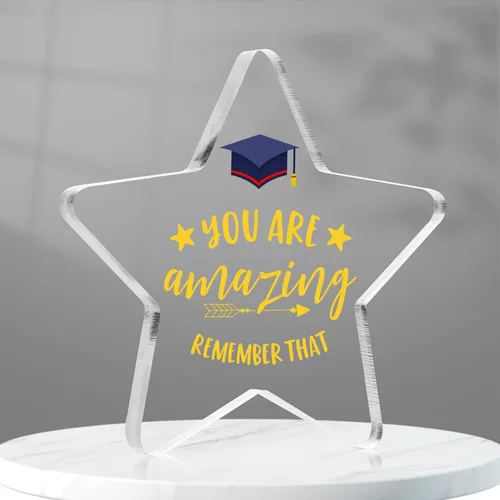 Miniatura 9 de WhatSign Placa de regalo de graduación 2025 – Placa acrílica de graduación de pisapapeles para clase de 2025, regalos de graduación para ella, él