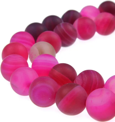 Miniatura 16 de Cuentas sueltas de jade azul teñido natural de 6 mm, cuentas redondas lisas, aproximadamente 15.5 pulgadas, para hacer pulseras y collares de Jade