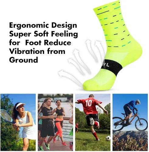 Miniatura 2 de Calcetines de ciclismo de compresión de tobillo para correr, para viajar, caminar, escalada