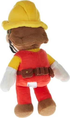 Miniatura 2 de Little Buddy 1731 Super Mario Maker 2 - Builder Mario Plush, 9.5", amarillo