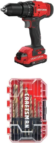 Miniatura 3 de CRAFTSMAN V20 - Juego de taladro/destornillador inalámbrico (CMCD700C1)