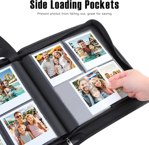 Miniatura 4 de Álbum de fotos con 256 bolsillos para cámara Fujifilm Instax Wide 300, para álbum de fotos Polaroid 600, álbums para Polaroid Now+ Now OneStep2