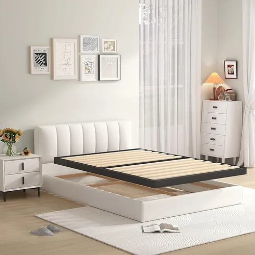 Miniatura 12 de MAF Base de somier Queen de 10 pulgadas de alto perfil para cama Queen, Base de cama tamaño Queen de 3500 lbs, Base de colchón de metal resistente