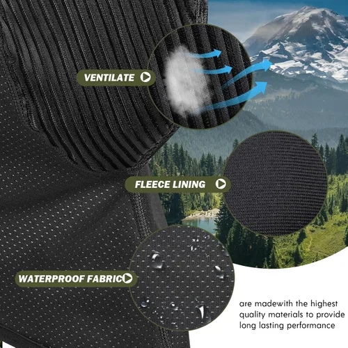 Miniatura 3 de V.Step Pasamontañas con calefacción, control de cable USB, máscara de esquí calentada con diseño de temporizador, resistente al viento, máscara