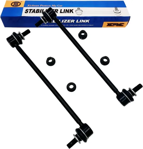 Miniatura 8 de K750523 Kit de enlace de extremo de barra estabilizadora de balancín delantera, 2 piezas, repuesto automotriz izquierdo derecho compatible