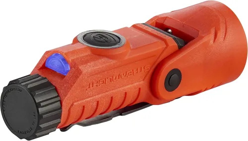 Miniatura 2 de Streamlight 88901 Vantage 180 X linterna para montar en casco y de ángulo recto para bomberos con soporte para casco, naranja