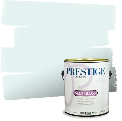Miniatura 59 de PRESTIGE Pintura interior e imprimación en uno, salpicaduras acuosas, cáscara de huevo, 1 galón