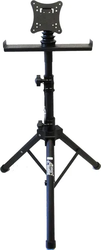 Miniatura 3 de Audio2000'S S420Y - Soporte de pantalla plana portátil LCD LED para monitor de TV con patas de trípode plegables, incluye una placa de montaje VESA