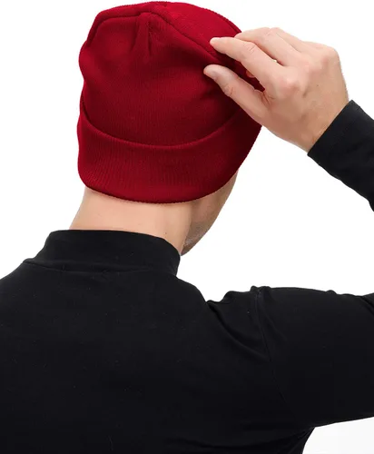Miniatura 5 de Century Star Gorro para hombres y mujeres, gorro de invierno suave, gorro de invierno con calavera, gorras de punto