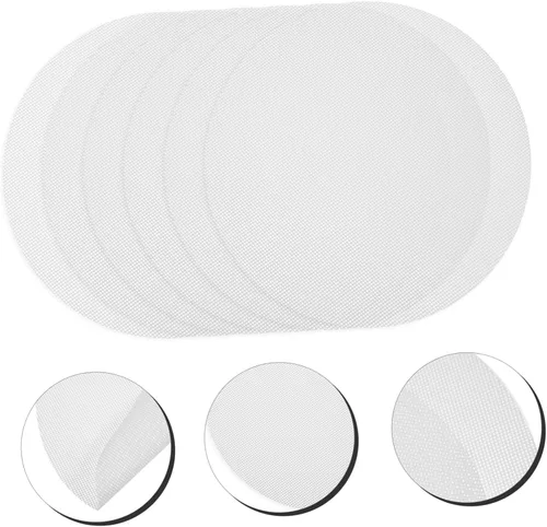 Miniatura 6 de ABOOFAN 6 almohadillas de silicona para vapor, redonda, antiadherente, malla de hornear reutilizable para bollos al vapor y diámetro de dim sum