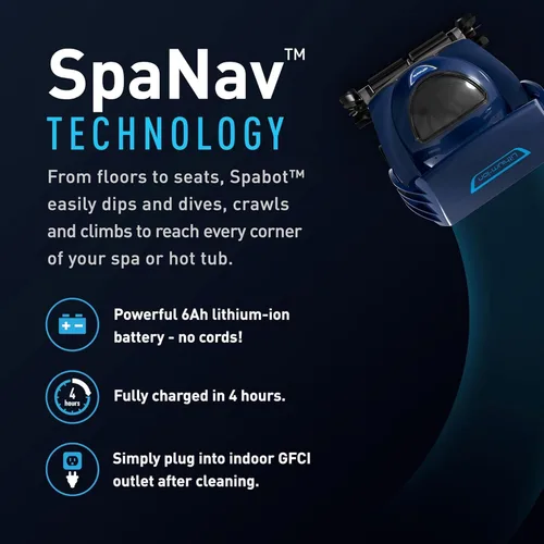 Miniatura 4 de Polaris Spabot - Limpiador de spa automático manos libres, diseñado para spas en el suelo y jacuzzis sobre el suelo