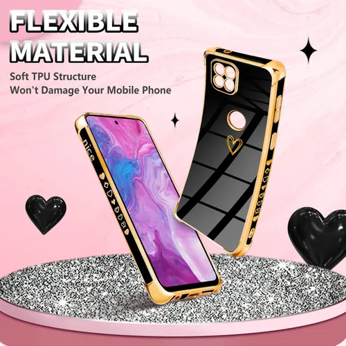 Miniatura 5 de Petitian Funda para Motorola Moto One 5G ACE para mujeres y niñas, con forma de corazón, bonita estética femenina (3 en 1), diseño de corazones