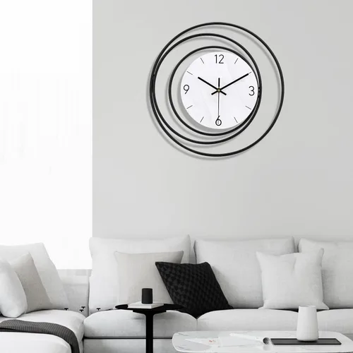 Miniatura 5 de Dankeit 13inch Decorative Wall Clock, Silent Non-Ticking Quality Quartz Battery Operated, Large Wall Clock for Living Room Kitchen Home Bathroom
