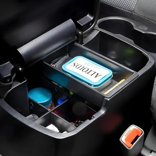 Miniatura 6 de Vehicle OCD - Divisor de consola central, bandeja y organizador de guantera para Toyota Tacoma (2005-2015) - Fabricado en Estados Unidos