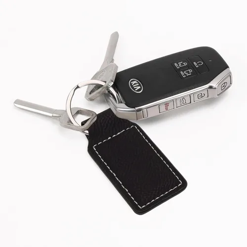 Miniatura 3 de LaserGram Llavero rectangular, esgrima, grabado personalizado incluido
