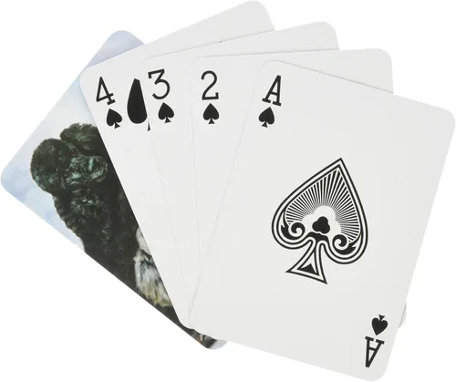 Miniatura 2 de Mejores amigos jugando a las cartas, de Ruth Maystead - Caniche