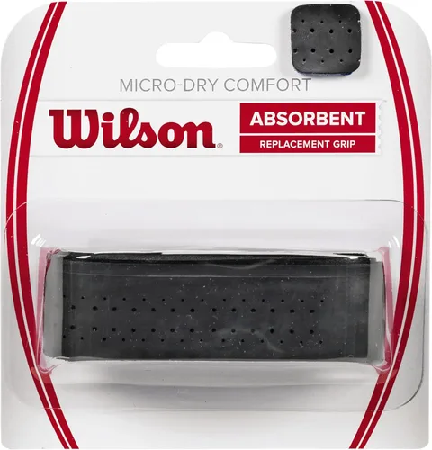 WILSON Micro-Dry Comfort - Empuñadura de repuesto, color negro