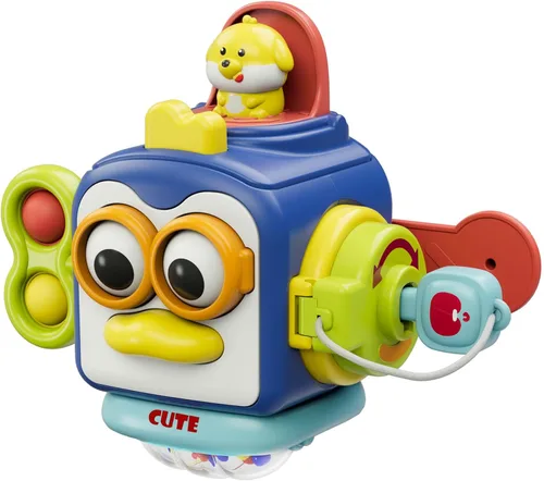 OSIMILY Juguetes para niños de 1 año, juguetes Montessori de cubo ocupado para niños de 1 año en adelante, juguetes sensoriales para niños de 1 a 3
