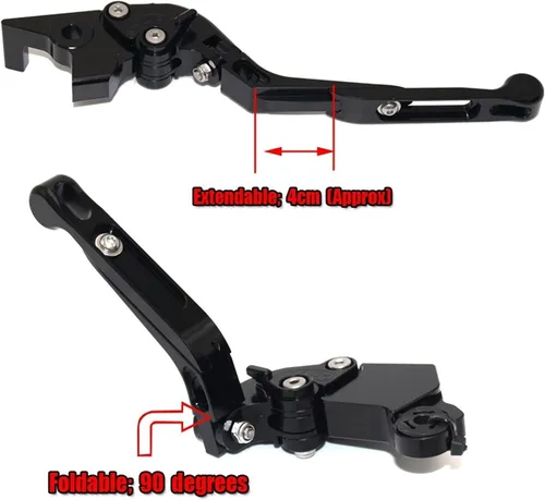Miniatura 5 de Palanca de embrague de freno de motocicleta extensible plegable de aluminio CNC para Yamaha Fz25 2017-2018 FZ25 manijas palancas palancas palanca