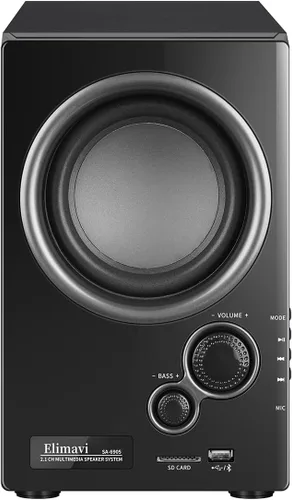 Miniatura 2 de Elimavi Sistema de sonido envolvente 5.1 con sistema estéreo de subwoofer de 5.5 pulgadas para el hogar con altavoces de cine en casa de rango medio