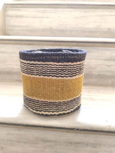 Miniatura 26 de Cesta de Maceta de Yute Resistente, Cesta Tejida Moderna, Maceta para Flores, Maceteros de Interior para Suelo, Cesta Organizadora de Almacenamiento