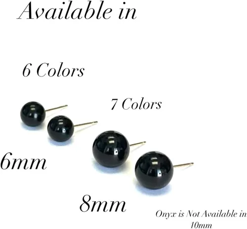Miniatura 3 de Aretes de oro amarillo de 14 quilates con jade genuino de 0.315 in