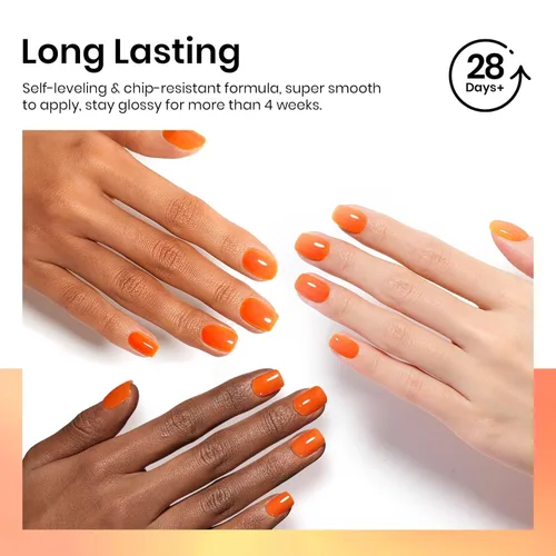Miniatura 99 de Beetles - Esmalte de uñas de gel rosa claro, 0.5 fl oz, color rosa bebé, esmalte de gel que se absorbe con luz UV LED, arte de uñas de verano, salón