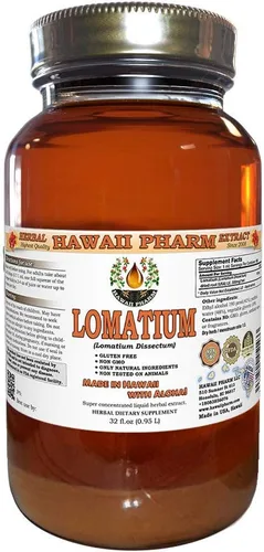 Miniatura 7 de HawaiiPharm Lomatium - Extracto líquido de lomatium (Lomatium Dissectum) Suplemento de tintura de polvo de raíz seca, 2 x 2 onzas